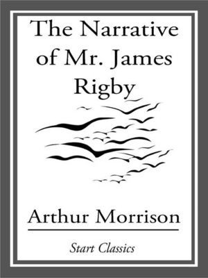 cover image of The Narrative of Mr. James Rigby